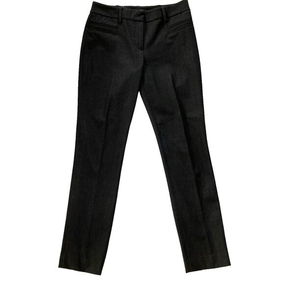 Peace of Cloth Stretch Ankle Pants Size 4 Charcoal Black Minimalist Workwear - Picture 1 of 6